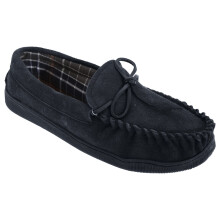 (10 UK, Navy) Mokkers Mens Adie Suede Moccasin Slippers