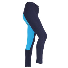 (13-14 Years, Navy/Turquoise) Wessex Girls Two Tone Jodhpurs