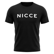 (XX-Large, Schwarz) Nicce - Nicce - Herren DENNO Baumwoll T-Shirt Kurzarm Freizeitshirt