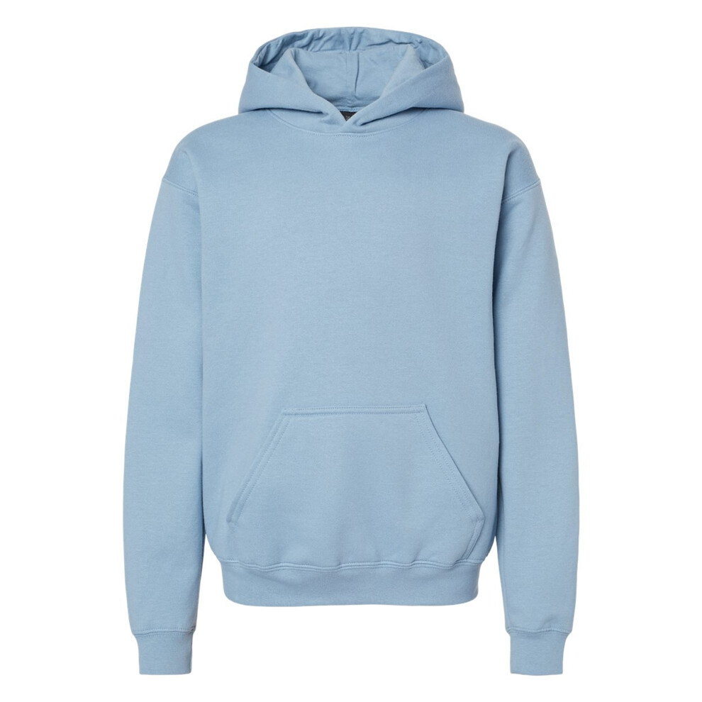 Gildan (Xs, Stone Blue) Childrens/Kids Fleece Midweight Hoodie