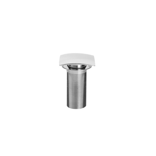 Bristan Bristan W BASIN07 C Square Clicker Basin Waste Unslotted C, Chrome