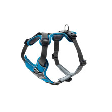 HUNTER Divo Dog Harness, M, 56-73 cm, Light Blue/Grey