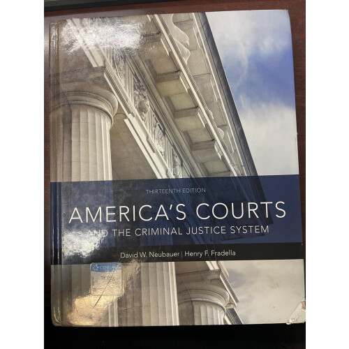 America's Courts and the Criminal Justice System (Mindtap Course List)