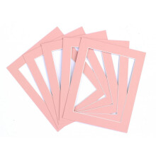 Frame Company Pack of 10 Pink Mounts, 24x18 for 18x12