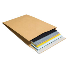 Blake Purely Packaging B4 352 x 250 x 50 mm 140 gsm Peel & Seal Gusset Pocket (45070) Manilla - Pack of 125