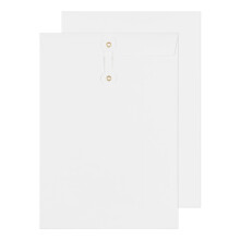 Blake Senses - White String and Washer Envelopes C4 (324 x 229 mm) - Pack of 100 Qty - Premium 180GSM - Confidential Document Mailer
