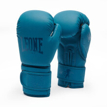 LEONE 1947 BLACK&WHITE BOXING GLOVES Teal 14 - GN059