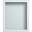 Frame Company Radcliffe White Box Frame, Light Blue Backing, A2 1
