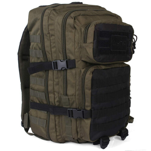 Mil-Tec US Assault Pack Backpack (Large/Ranger Green/Black)