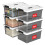 Cetomo 35L*6 Storage Boxes, Carry Plastic Storage Box with Lids, Organizing Container with Handle and Secure Latching Buckles, Stackable, Nestable 1