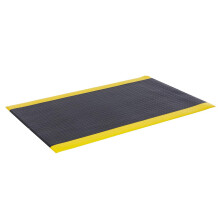 Nicoman Anti Fatigue Mat commercial Industrial Mat with Black Yellow Border, Heavy Duty Sponge Ergonomic Mat