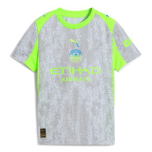PUMA Manchester City FC Kids' 3rd Jersey 25/26, Blue (Cool Weather x Pro Green), 116