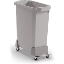 Durable Linkable 60 Litre Bin Trolley - Robust Modular Waste Trolley for DURABIN Bin Range - Includes 4 Wheels and 2 Brakes