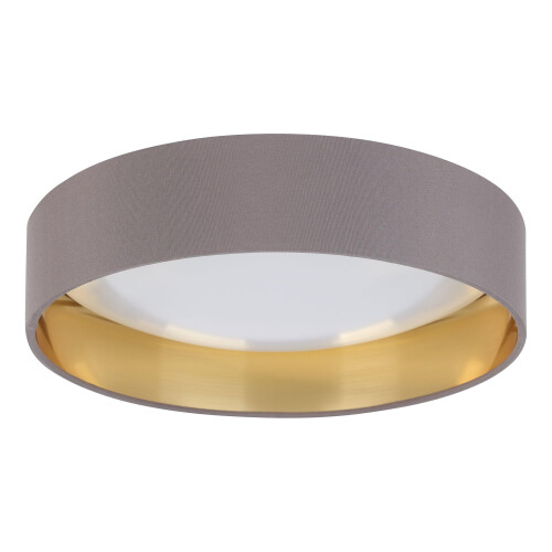 EGLO Eglo LED Ceiling lamp Palomaro, Round Fabric Ceiling Light
