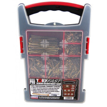 ForgeFast Elite Wood Screws Organiser Case - Torx Star Yellow Zinc 1000pc