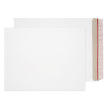Blake VITA - White Board Envelopes 406 x 318 mm - Pack of 100 - Heavy Duty 350GSM Hardback - Sustainable 100% Recyclable - Anti-Bend with Rip Strip