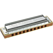 Hohner Marine Band 1896 Harmonica Bb Harmonic Minor - M1896316X