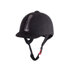 Rhinegold Pro Horse Riding Hat Traditional Finish PAS015 Kitemark 56cm, Black