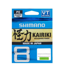 SHIMANO Kairiki 8, 300 Meter, Mantis Verde 0.160 mm/10.3 kg, Braided Fishing Line, 59Wpla68R03