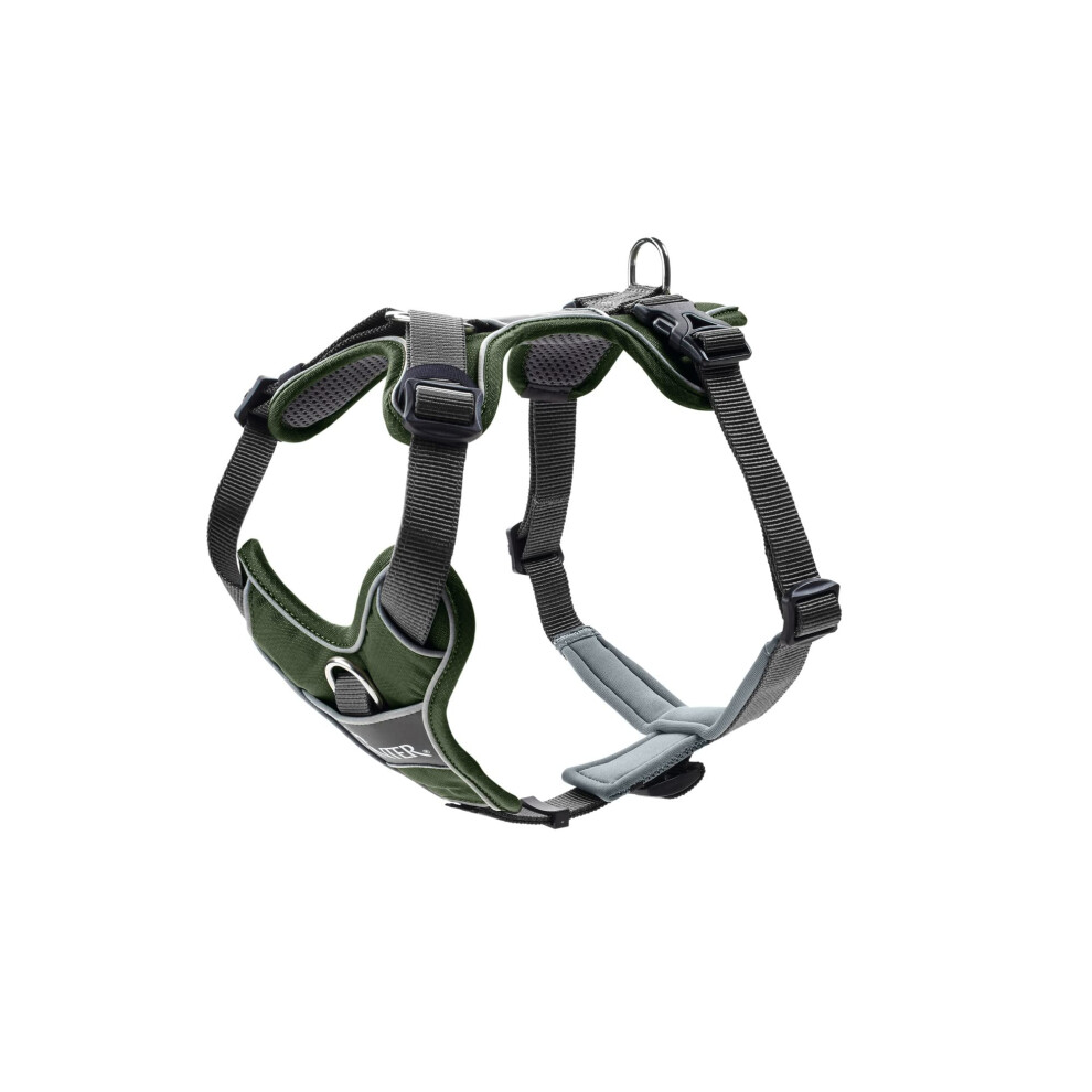 Photos - Dog Clothing Hunter Dog Harness, Green/Grey, 45-56 cm 