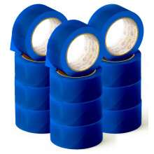 OFITURIA Adhesive Tape, Blue Colour, Adhesive Tape for Packing and Organising Your Boxes and Shipments