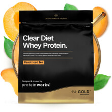Protein Works | Clear Diet Whey Protein - Gold, Peach Iced Tea, 1kg