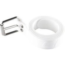 Cressi Serpent Silicone Marseillaise Belt White - Silicone Marseillaise Weight Belt for Free Diving, Spear Fishing, Quick Realease Buckle, White