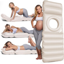 HOLO The Original Inflatable Pregnancy Pillow with Hole for Your Tummy. Use on Land and Water, for PGP/SPD Relief, Yoga, Sleep