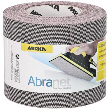 Mirka Abranet abrasive roll 115 mm x 10 m Grit P80 Hook & Loop