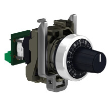 Schneider Electric Complete potentiometer, metal, Ø22, 10K