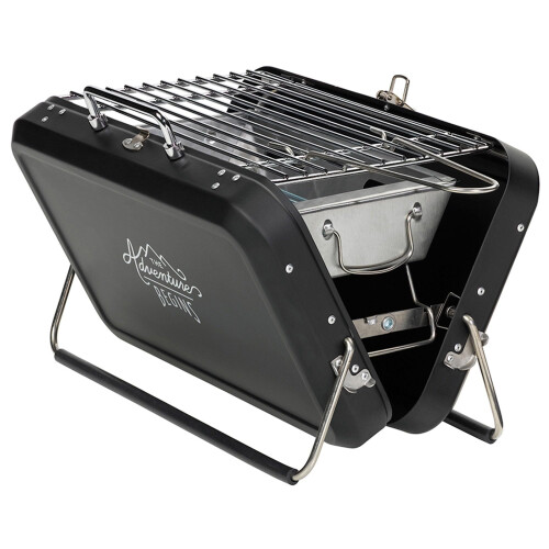Gentleman's Hardware Small Suitcase Style BBQ Black