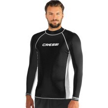Cressi Men RASH GUARD MAN LONG SLEEVE Rash Guard - Black, XXL/7 (58)