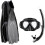 Cressi Cressi Pluma Bag Snorkelling Packages - Black/Silver, Size 43/Size 44 1