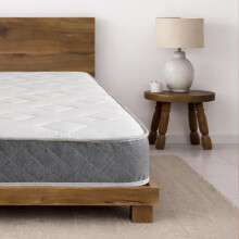 Starlight Beds Grey Matrix European Single Mattress - 90x200x19cm