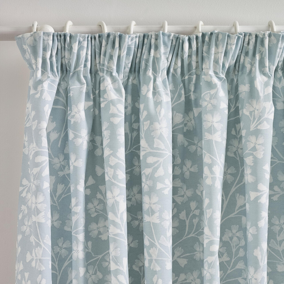 Catherine Lansfield Brooke Floral Pencil Pleat Curtains - Image 8
