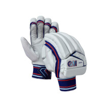 Gunn & Moore GM Cricket Batting Gloves | Mana | Lightweight Back of Hand Design | Calf Leather Palm | Youths Left Handed