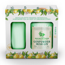 Drumshanbo Gunpowder Sardinian Citrus Gin Glass Pack | 70cl | 43% vol