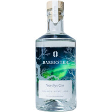 Bareksten Nordlys Gin The Spirit of The Northern Lights Fresh & Spicy Small Batches from Norway 41% Vol. 500 ml