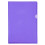 Exacompta - Ref 661205E - PVC Cut Flush Folder - Suitable for Holding A4 Documents, 0.1mm Clear PVC, Top & Right Openings 1