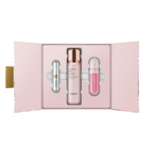 KIKO Milano Threads Of Time Hydra Glow Skincare Kit, Gift Set Skincare: Face Cream, Lip Oil And Lip Balm