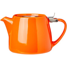 Forlife Stump Teapot 400 mL 13 Oz., Carrot