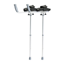 DAYS Arthritic Adjustable Height Crutch, 94-119 cm (37-47 Inch), Aluminum, Rotating Handle Arthritic Crutch For Reduced Strain