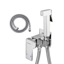 Ibergrif Concealed Single Lever Faucet for WC and Bidet, Chrome