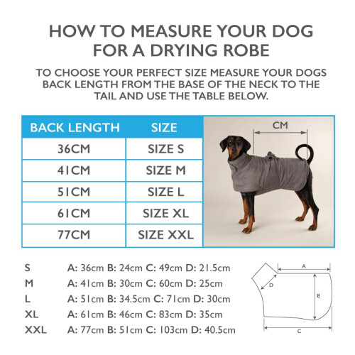 Scruffs Scruffs Expedition Deluxe Drying Robe for Dogs (XL) 1