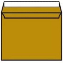 Blake Creative Shine C7 162 x 229 mm 130 GSM Peel and Seal Wallet Metallic Gold Envelopes - Box of 250, 313