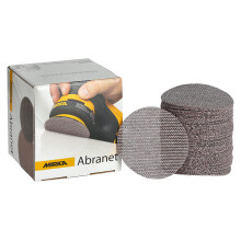 Mirka Abranet sanding discs 77 mm Hook & loop Grit P400 50 pcs