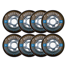K2 Skates Booster 84 mm 82A 8-Wheel Pack W ILQ 7 - Black - 30F3010