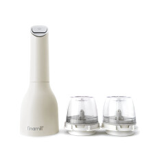 FinaMill Award Winning Battery Operated Pepper Mill & Spice Grinder in One, Adjustable Coarseness, Ceramic Grinding Elements