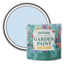 Rust-Oleum Blue Mould-Resistant Garden Paint In Matt Finish - Powder Blue 2.5L