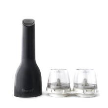 FinaMill Award Winning Battery Operated Pepper Mill & Spice Grinder in One, Adjustable Coarseness, Ceramic Grinding Elements